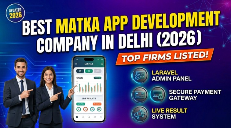 Best Matka App Development Company in Delhi – 2026 List | Matka Development — blog cover image